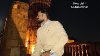 New delhi explored by @sharmajihoon (Qutub minar night view) #delhi