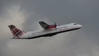 Birmingham Airport Spotting - ATR 72 - Loganair \u0026 Emerald Airlines - February 2025