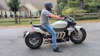 2021 Triumph rocket 3 competition werkes exhaust 1 of 1 factory white Rocket