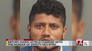 Who is the suspect charged in killing of Wake County Deputy Ned Byrd?