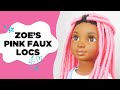 Zoe’s Pink Faux Locs