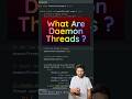 Daemon Threads in #java