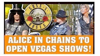 Guns N' Roses 2016 Reunion News  Alice in Chains to Open Live Vegas 2016 Shows T Mobile Arena