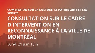 2021-06-21 13 H 00 - Commission sur la culture, le patrimoine et les sports