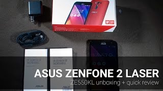 ASUS Zenfone 2 Laser unboxing+quick review video - ASTIG.PH