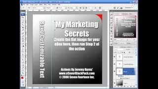 Instant eCover Pro - How To Use Photoshop Action Scripts - Basic Tricks