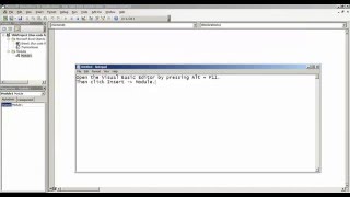 Excel Run Code From Module using macro - VBA