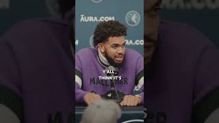 KAT doesn’t like when Ant Edwards ‘talks about Popeyes and all that s—t” 😳 @timberwolves