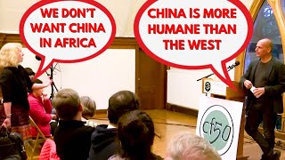 U.S Reporter Hates China in Africa Gets Schooled about the West's Brutal Tactics in Africa.