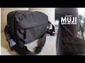 LuckySketch Ep. 41: Muji 2-Way Water Repellent Shoulder Bag / EDC #edc #muji #mujibag