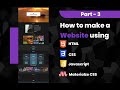 Lesson 3 -- How to make a Website using Html | Css | Materialize Css