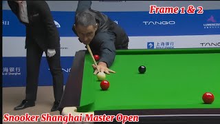 Snooker Shanghai Master Open Ronnie O’Sullivan VS Ali Carter ( Frame 1 \u0026 2 )