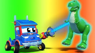 Super Kamion -  Telekinetička zraka miče ogromnog DINOSAURA! - Super Kamion - Auto Grad Aplikacija