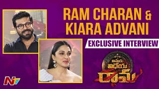 Ram Charan And Kiara Advani Special Interview about Vinaya Vidheya Rama Movie | NTV