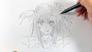 【推しの子】星野アイの簡単描き方！