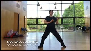 The secret Wing Chun Kicking Form - step by step tutorial