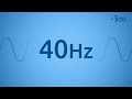 40 hz test tone