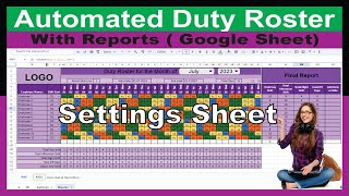 #288-How to Create Automated Monthly Duty Roster in Google Sheet | Automated Shift Schedule (Part-1)