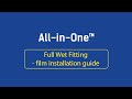 3mk All-in-One™ - Full Wet Fitting - Phone - film installation guide