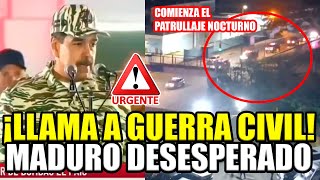 🚨URGENTE MADURO LLAMA A LA GUERRA CIVIL EN VENEZUELA Y PATRULLA LAS CALLES | BREAK POINT