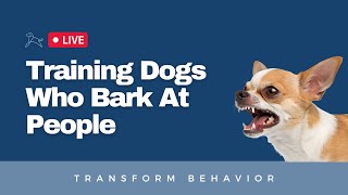 Training Dogs Who Bark At People