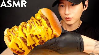 ASMR 12x12 In-N-Out CHEESEBURGER MUKBANG (No Talking) EATING SOUNDS | Zach Choi ASMR