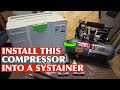 How to install an Air Compressor into a Systainer / DIY a small compressor into a stackable Tool Box