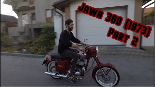 Jawa 360 (1973) Polishing some parts. Part 2