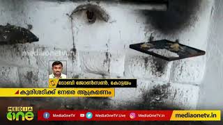 ഓർത്തഡോക്സ് സഭയുടെ ആസ്ഥാനമായ ദേവലോകം അരമനയോട് കുരിശടികള്‍ കല്ലെറിഞ്ഞ് തകര്‍ത്തു