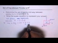 10 Represent Set of Equidistant Points in Vector Space