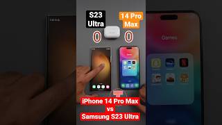 Samsung S23 Ultra vs iPhone 14 Pro Max Speed Test #shorts