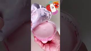 Glico Strawberry Milk Pucchin Pudding (Purin) |ASMR  #shorts #asmr