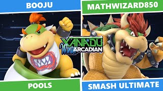 Xanadu Winter Arcadian 2024: Pools - Booju (Bowser Jr.) Vs. MathWizard850 (Bowser) SSBU