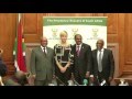 Charlize Theron Meets South African President