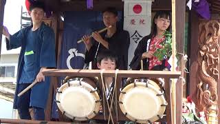 福生八雲神社例大祭本宮志茂町囃子蓮2019年