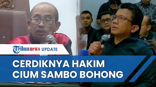 Hakim Cium Kehobongan Ferdy Sambo soal Chat CCTV Duren Tiga Rusak Aneh Ini Kok Tahu Betul Rusaknya