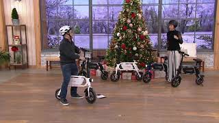 Swagtron SwagCycle Envy Folding Electric Bike with Charger on QVC