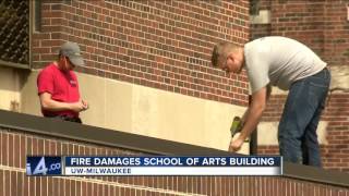 Fire causes $1M in damage to UW-Milwaukee Peck School of the Arts