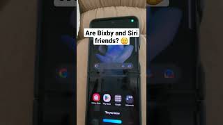 When You Have No Friends But You Have Samsung's Voice Assistant - Does Bixby Know Siri? #bixby