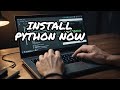 Install Python Anaconda & Jupyter Notebook in 5 Minutes!