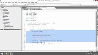 Getting started with Android development using Xamarin Studio