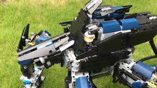 【LEGO】4-Leg Robot レゴテクニックで４足歩行ロボットつくってみた。