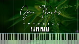☕︎ Give Thanks | Instrumental Worship | Piano Tutorial | ချီးမွမ်း | Don Moen [Orchestra String]