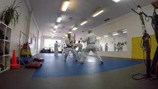 Michael Weiner and Avi Rokah sparring