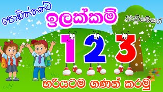 Ilakkam || පොඩ්ඩන්ට ඉලක්කම් හුරුව || numbers in Sinhala || ගණන් කරමු