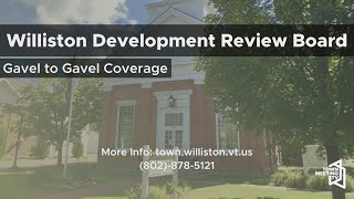Williston Development Review Board - 5/26/2026