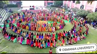 Osmaniya koti women's college, Hyderabad#girls group dance performance