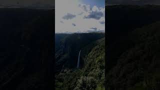 India's tallest plunge water fall located in Meghalaya known as Nohkalikai Waterfall