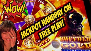 JACKPOT HANDPAY ON FREE PLAY! WYNN IN LAS VEGAS