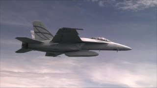 Boeing - Advanced Super Hornet Stealth Fighter Makes Its Debut Flight [720p]